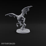 Swooping In Gargoyle Predator Miniature for Dungeons and Dragons, Pathfinder or other TTRPGs