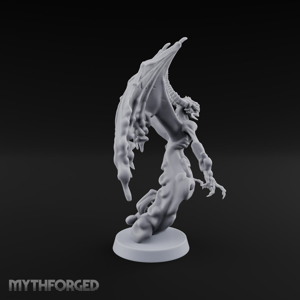 Cast by Nothing Shadow Demon Fiend with Smoke-Trailing Wings — B
