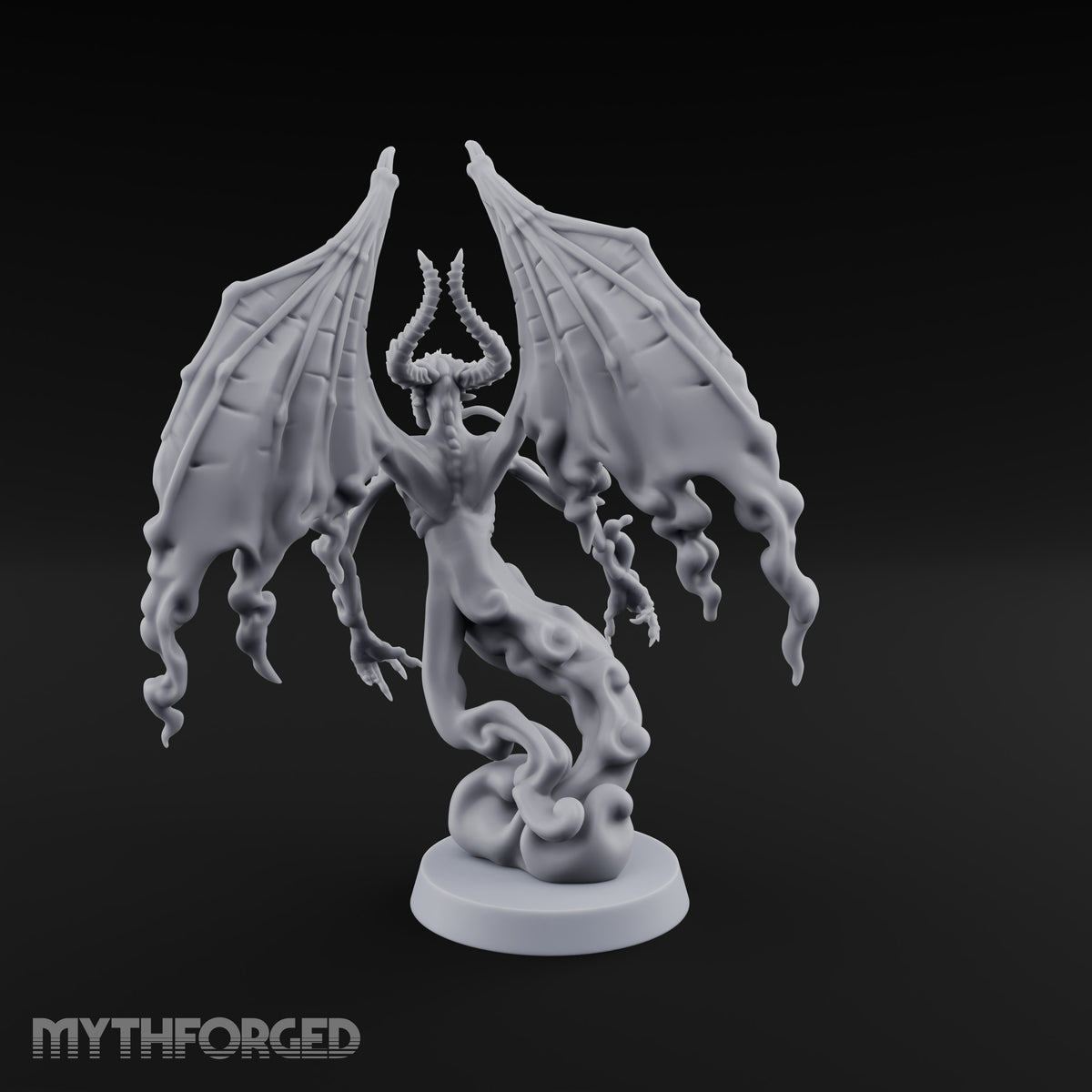 Cast by Nothing Shadow Demon Fiend with Smoke-Trailing Wings — B