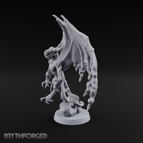 Cast by Nothing Shadow Demon Fiend with Smoke-Trailing Wings — B