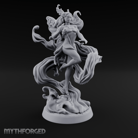 Wind Dancing Dryad Miniature for Dungeons and Dragons, Pathfinder or other TTRPGs