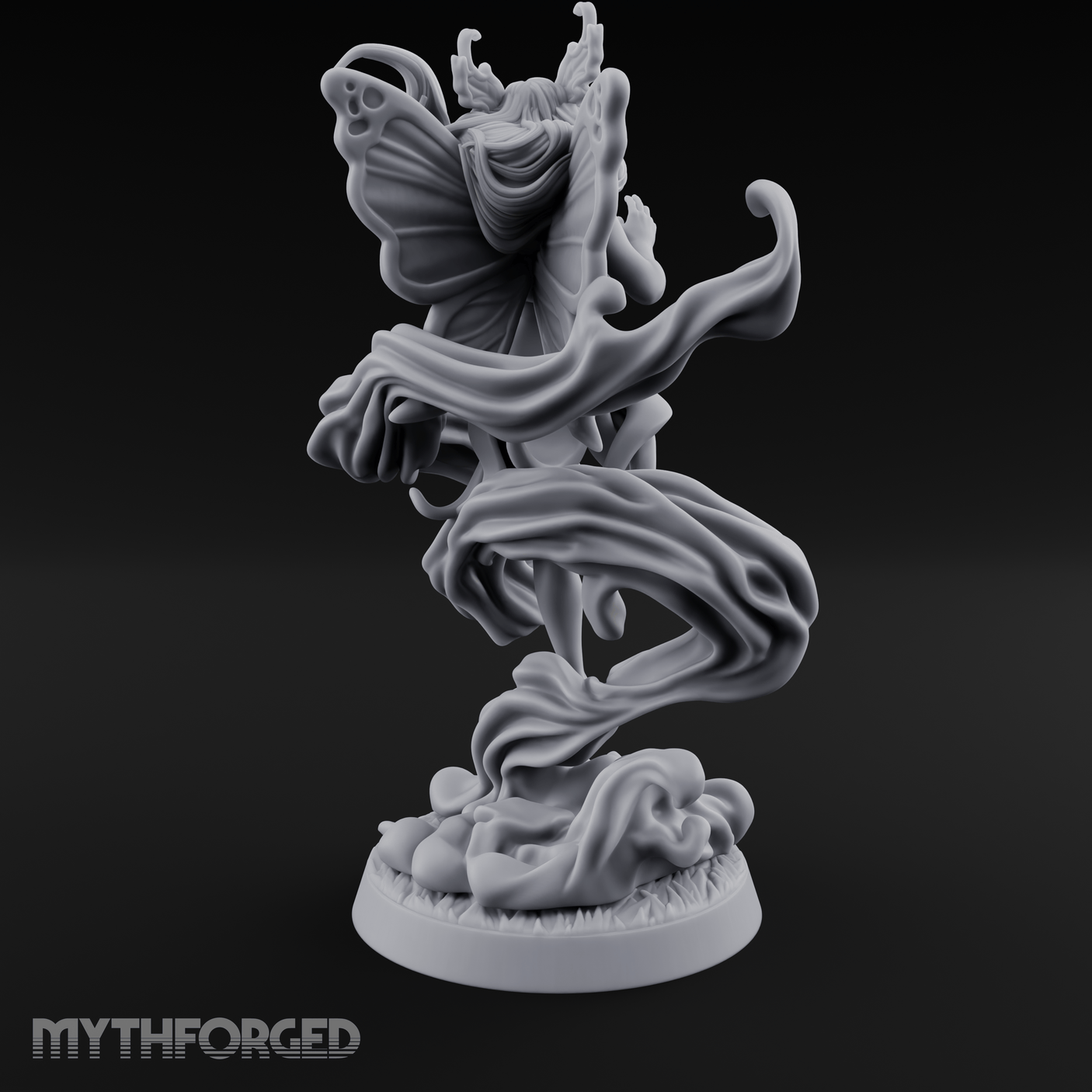 Wind Dancing Dryad Miniature for Dungeons and Dragons, Pathfinder or other TTRPGs