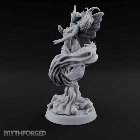 Wind Dancing Dryad Miniature for Dungeons and Dragons, Pathfinder or other TTRPGs