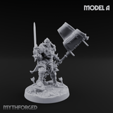 Dual Wielding Human Executioners A Miniature for Dungeons and Dragons, Pathfinder or other TTRPGs