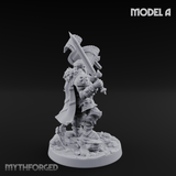 Dual Wielding Human Executioners A Miniature for Dungeons and Dragons, Pathfinder or other TTRPGs
