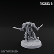 Dual Wielding Human Executioners B Miniature for Dungeons and Dragons, Pathfinder or other TTRPGs