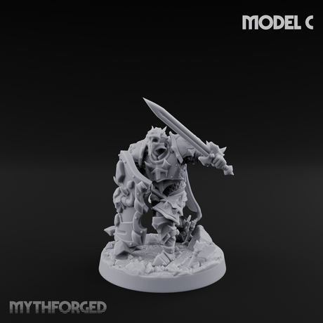 Dual Wielding Human Executioners C Miniature for Dungeons and Dragons, Pathfinder or other TTRPGs