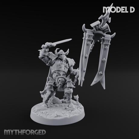 Dual Wielding Human Executioners D Miniature for Dungeons and Dragons, Pathfinder or other TTRPGs