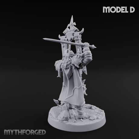 Dual Wielding Human Executioners D Miniature for Dungeons and Dragons, Pathfinder or other TTRPGs
