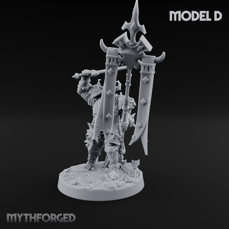 Dual Wielding Human Executioners D Miniature for Dungeons and Dragons, Pathfinder or other TTRPGs