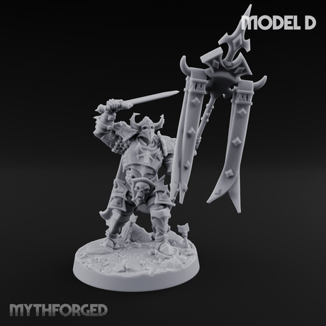 Dual Wielding Human Executioners D Miniature for Dungeons and Dragons, Pathfinder or other TTRPGs