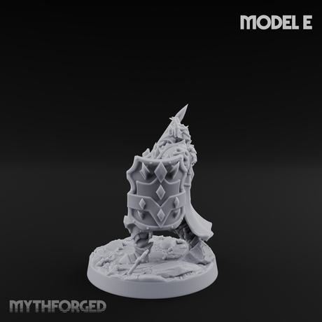 Dual Wielding Human Executioners E Miniature for Dungeons and Dragons, Pathfinder or other TTRPGs
