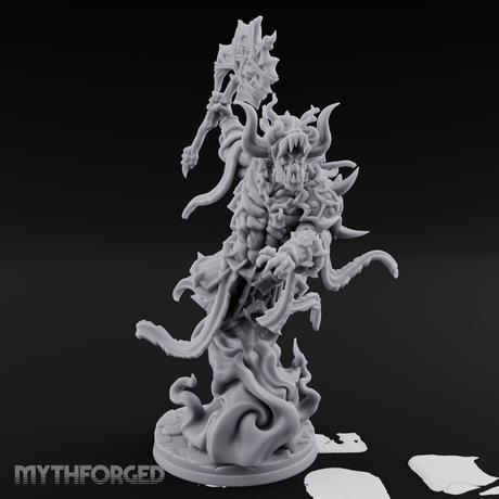 Coiling Upward Wrathful Revenant Miniature for Dungeons and Dragons, Pathfinder or other TTRPGs