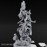 Coiling Upward Wrathful Revenant Miniature for Dungeons and Dragons, Pathfinder or other TTRPGs