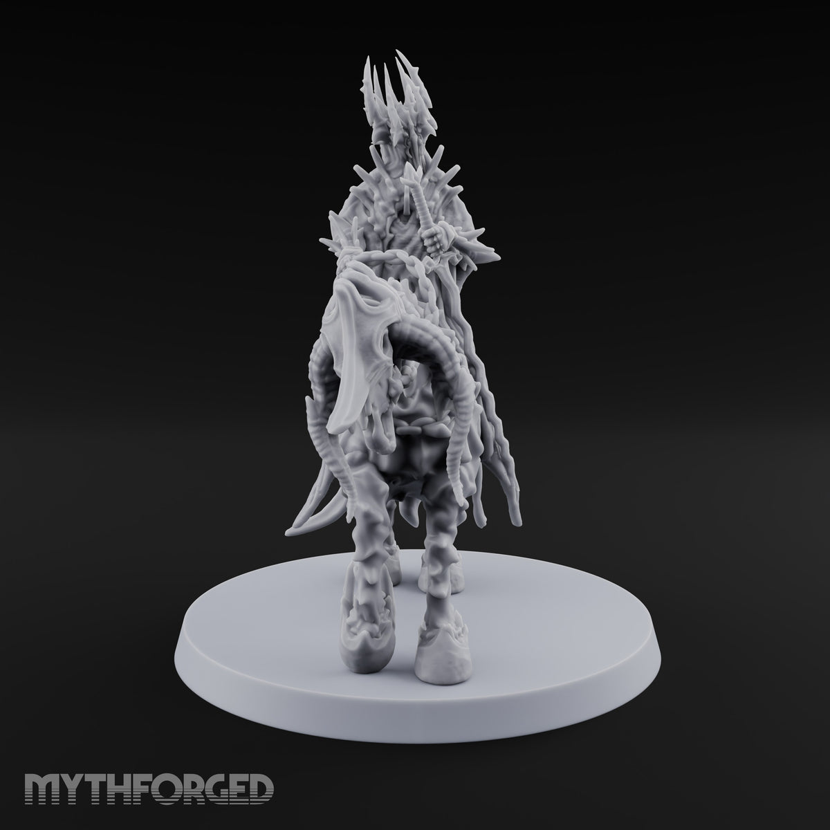 Chain Reins, Crown of Spikes Wraith Rider on Skeletal Mount