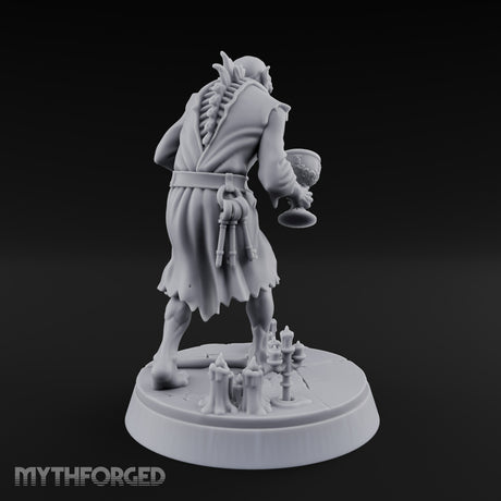 Serving the Last Drink Ghoul Servant Miniature for Dungeons and Dragons, Pathfinder or other TTRPGs