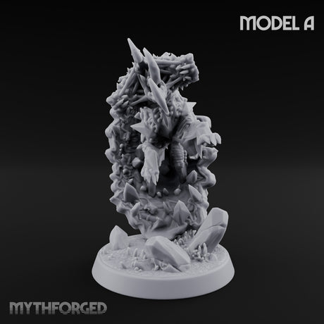 Shard Bursting Hound of Tindalos A Miniature for Dungeons and Dragons, Pathfinder or other TTRPGs