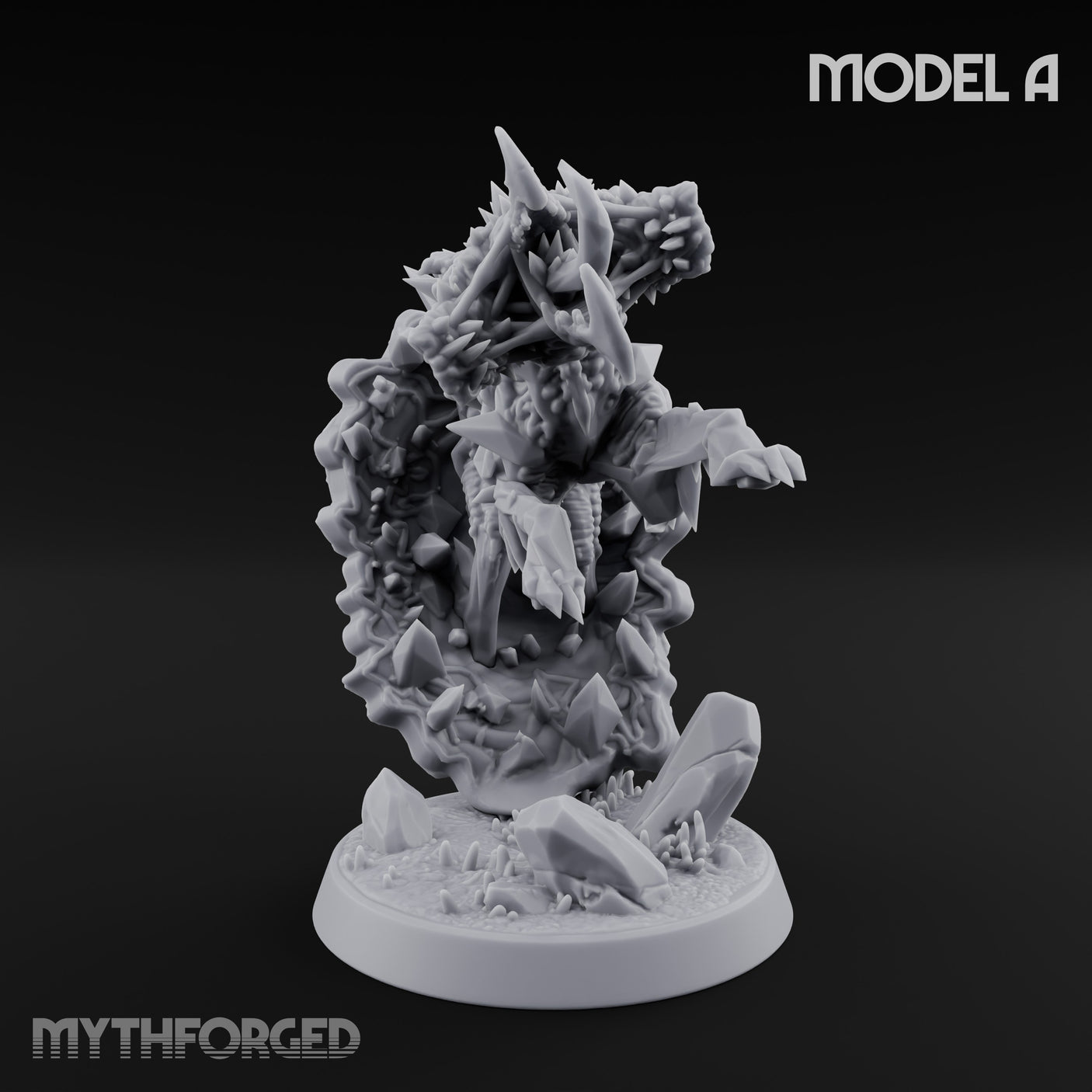 Shard Bursting Hound of Tindalos A Miniature for Dungeons and Dragons, Pathfinder or other TTRPGs