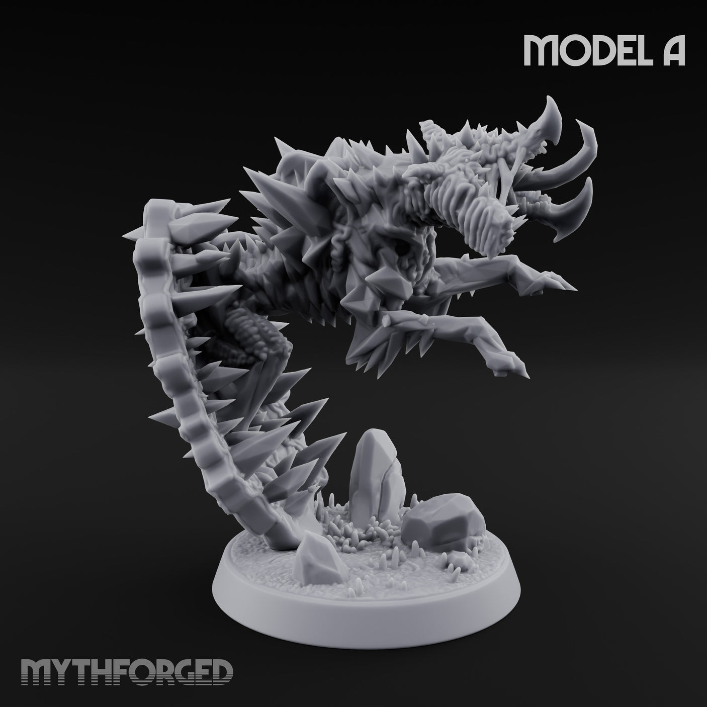 Shard Bursting Hound of Tindalos A Miniature for Dungeons and Dragons, Pathfinder or other TTRPGs