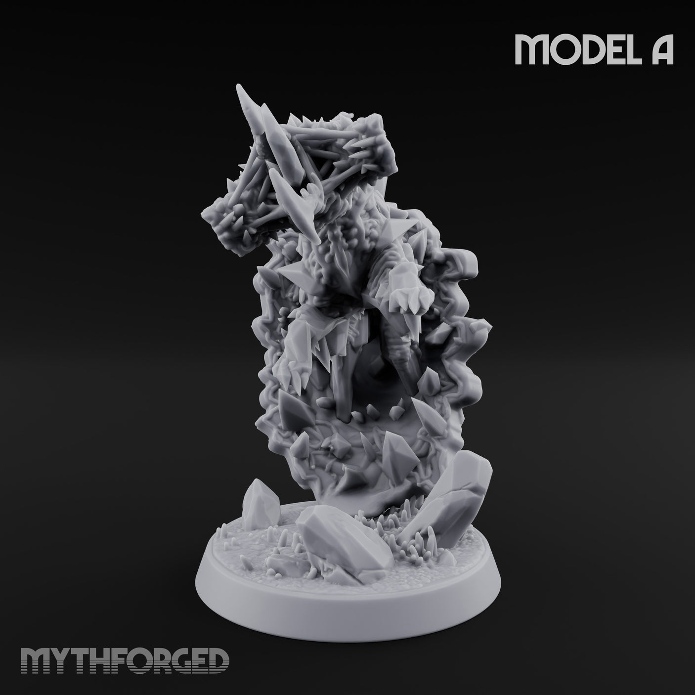 Shard Bursting Hound of Tindalos A Miniature for Dungeons and Dragons, Pathfinder or other TTRPGs