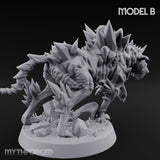 Shard Bursting Hound of Tindalos B Miniature for Dungeons and Dragons, Pathfinder or other TTRPGs