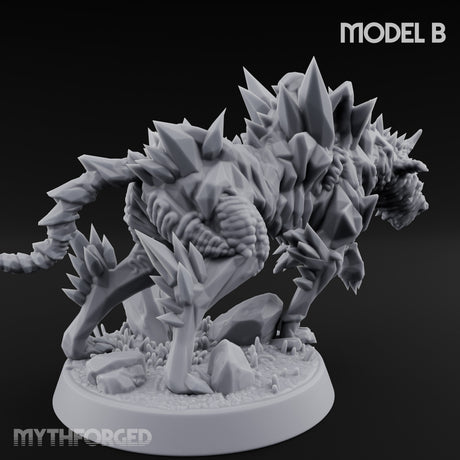 Shard Bursting Hound of Tindalos B Miniature for Dungeons and Dragons, Pathfinder or other TTRPGs