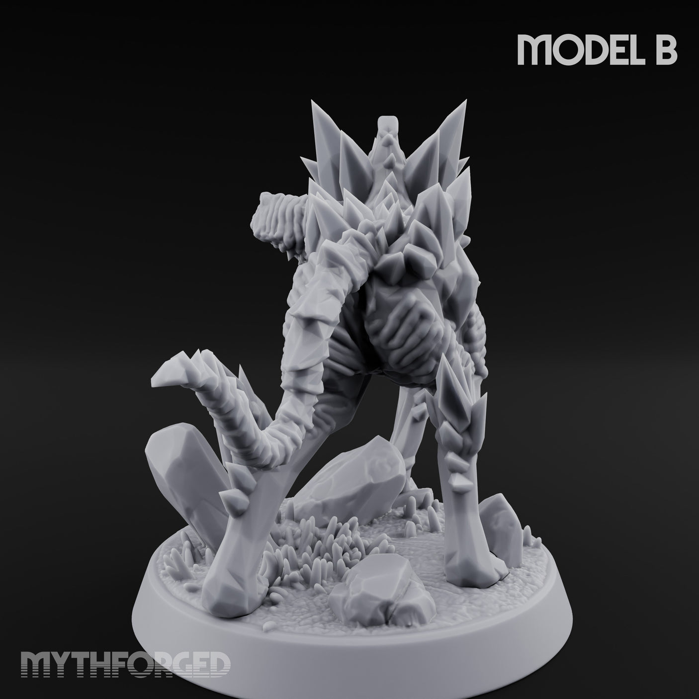Shard Bursting Hound of Tindalos B Miniature for Dungeons and Dragons, Pathfinder or other TTRPGs