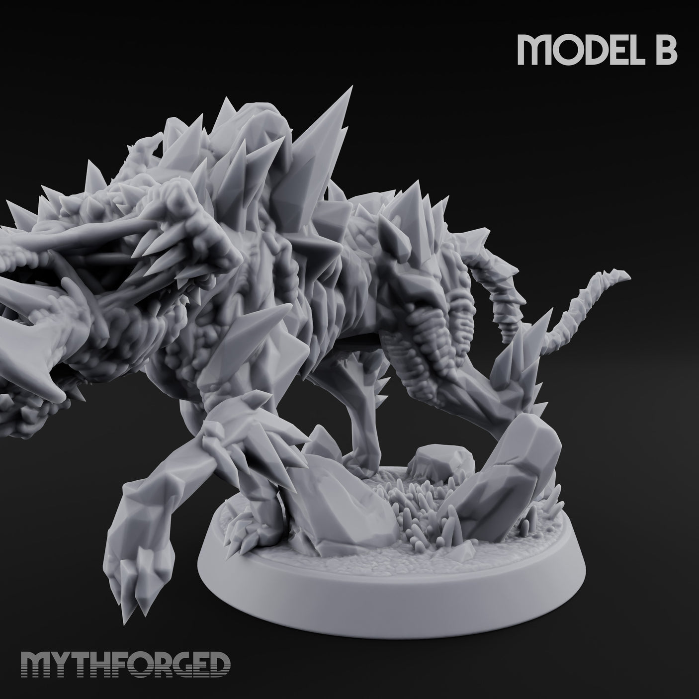 Shard Bursting Hound of Tindalos B Miniature for Dungeons and Dragons, Pathfinder or other TTRPGs