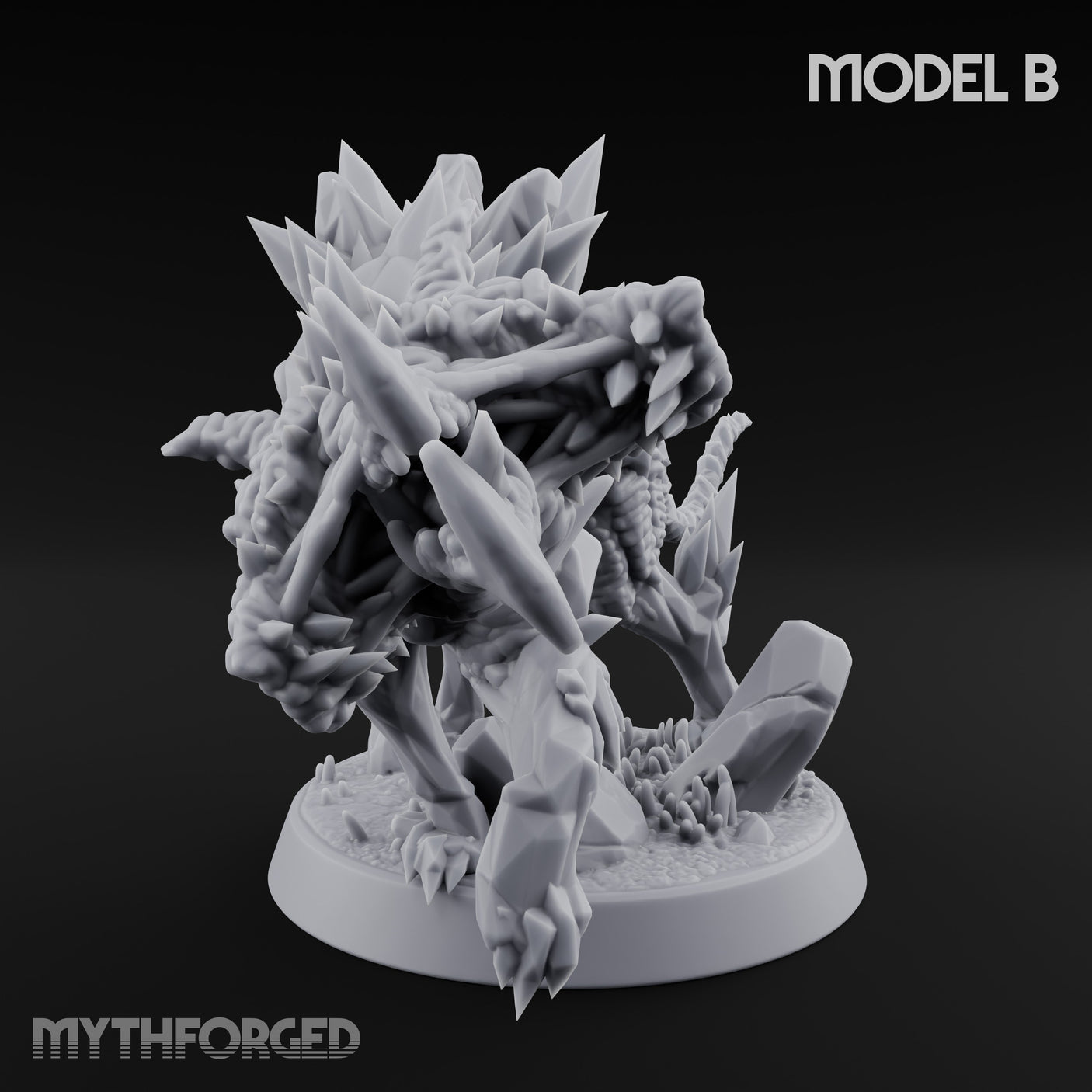 Shard Bursting Hound of Tindalos B Miniature for Dungeons and Dragons, Pathfinder or other TTRPGs