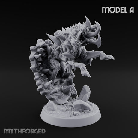 Shard Bursting Hounds of Tindalos Miniature for Dungeons and Dragons, Pathfinder or other TTRPGs