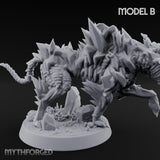 Shard Bursting Hounds of Tindalos Miniature for Dungeons and Dragons, Pathfinder or other TTRPGs