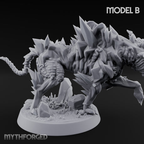 Shard Bursting Hounds of Tindalos Miniature for Dungeons and Dragons, Pathfinder or other TTRPGs
