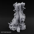 Shelf-Fungus Bracket-Clustered Tall Mushroom Forest Trunk Miniature for Dungeons and Dragons, Pathfinder or other TTRPGs