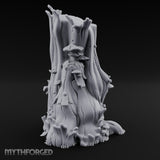 Shelf-Fungus Bracket-Clustered Tall Mushroom Forest Trunk Miniature for Dungeons and Dragons, Pathfinder or other TTRPGs