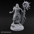 Shell Mace Clutching Weer Shaman Miniature for Dungeons and Dragons, Pathfinder or other TTRPGs