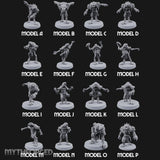 Shell Shocked Brawling Tortle Fantasy Football Team Miniature for Dungeons and Dragons, Pathfinder or other TTRPGs