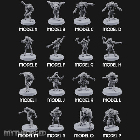 Shell Shocked Brawling Tortle Fantasy Football Team Miniature for Dungeons and Dragons, Pathfinder or other TTRPGs