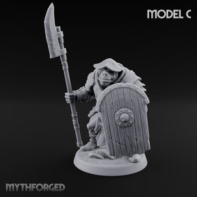 Shield Bearing Warband Pig Orc Warrior C — With