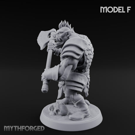 Shield Bearing Warband Pig Orc Warrior F gallery 14