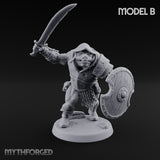 Shield Bearing Warband Pig Orc Warriors — B