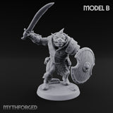 Shield Bearing Warband Pig Orc Warriors — B