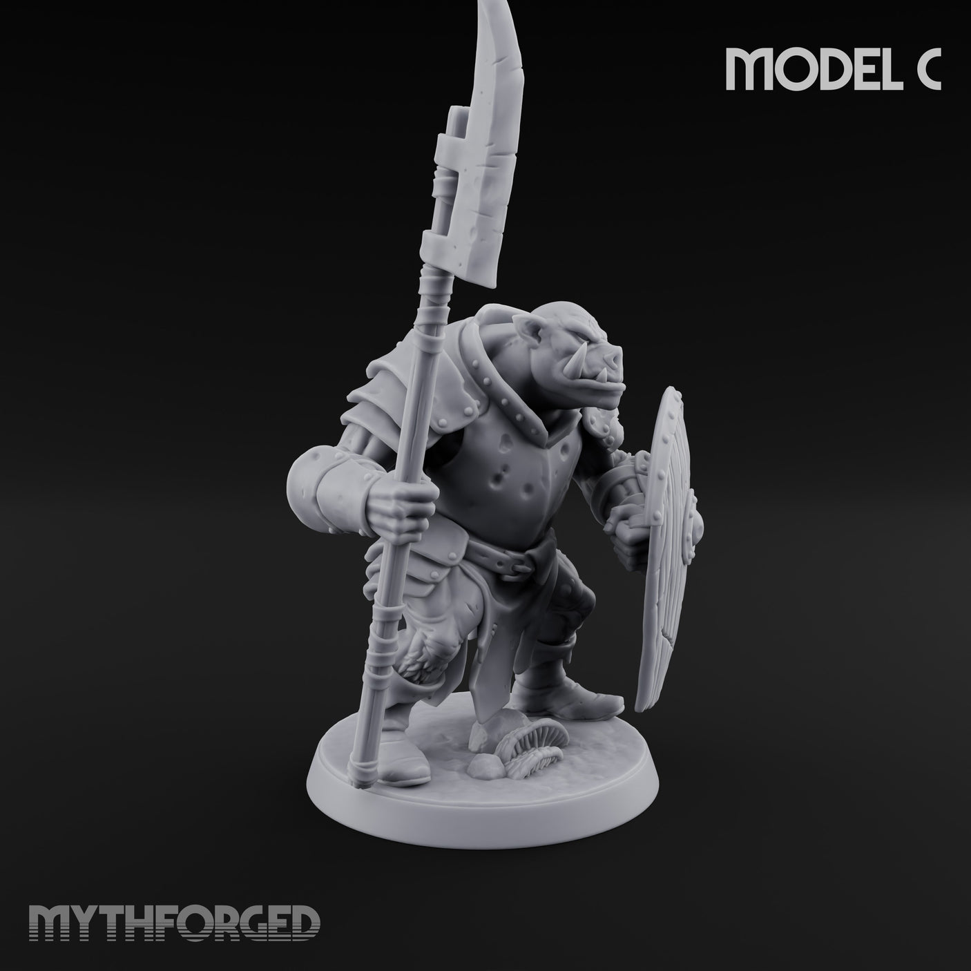 Shield Bearing Warband Pig Orc Warriors — C gallery 2