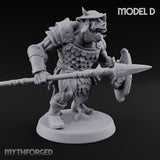 Shield Bearing Warband Pig Orc Warriors — D gallery 1
