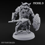 Shield Bearing Warband Pig Orc Warriors — D