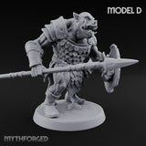 Shield Bearing Warband Pig Orc Warriors — D gallery 1