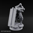 Shield Bracing Crossbow Aiming Human Crossbowman — 32mm