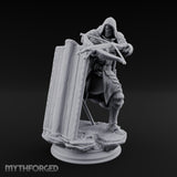 Shield Bracing Crossbow Aiming Human Crossbowman — 75mm
