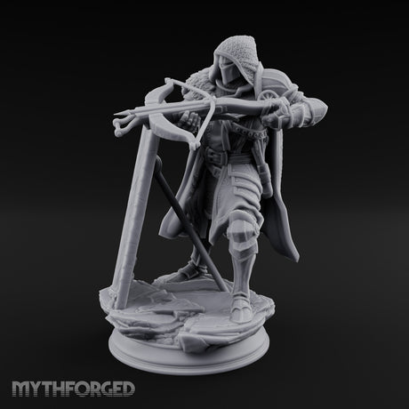 Shield Bracing Crossbow Aiming Human Crossbowman gallery 15