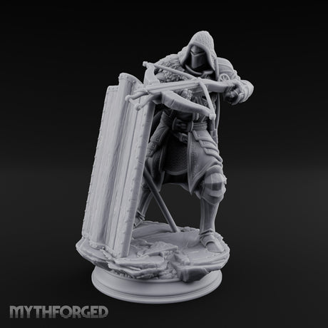 Shield Bracing Crossbow Aiming Human Crossbowman gallery 18