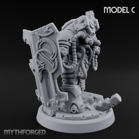 Shield Bracing Gun Toting Space Dwarf Trooper C gallery 7